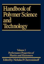 Handbook of polymer science and technology applications and processing operations. - Español sin fronteras - vol. 3.